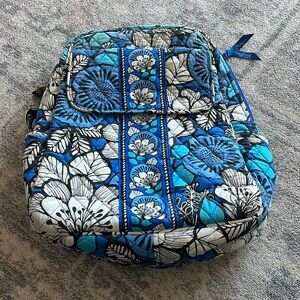 Blue Floral Vera Bradley Backpack